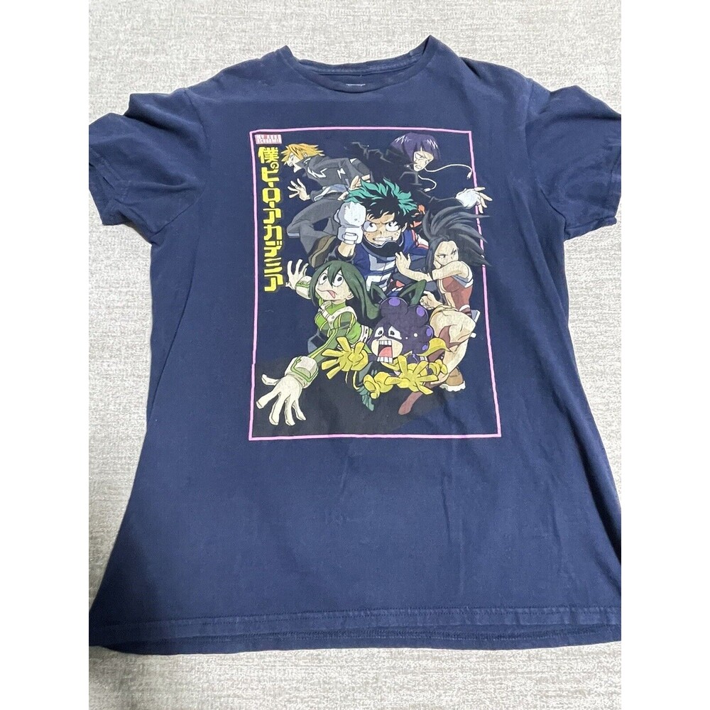 My Hero Academia T-Shirt Men’s Medium M Blue Short Sleeve Funimation Manga